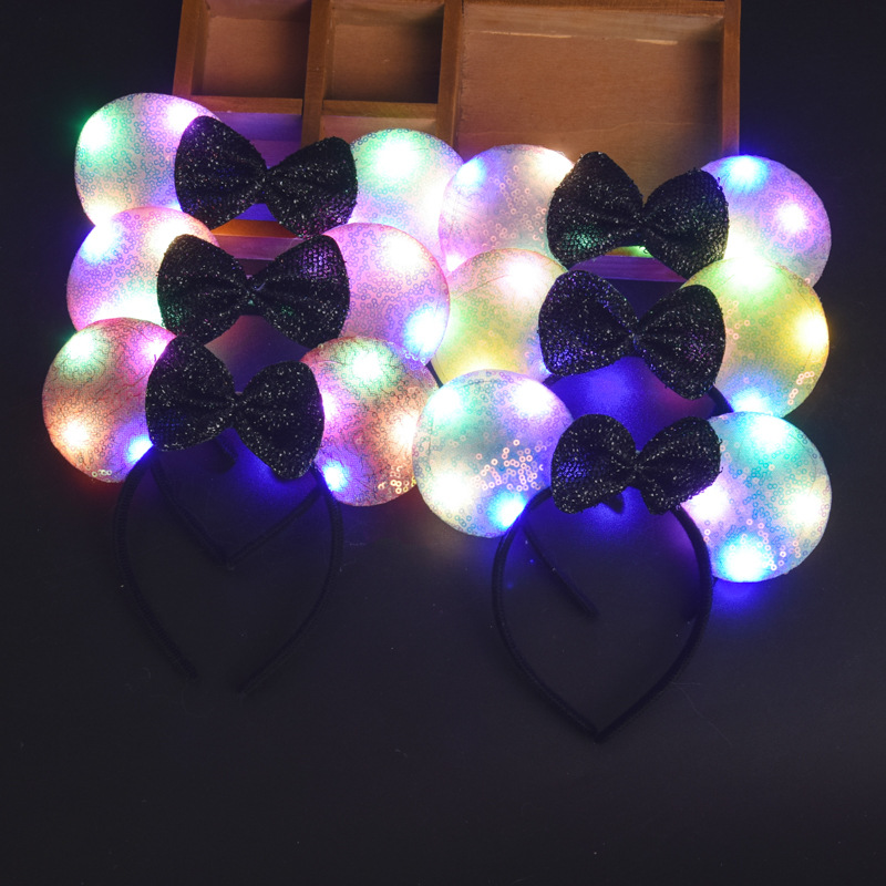 发光头箍/地摊女/动物头箍/儿童万圣节服装/面具产品图