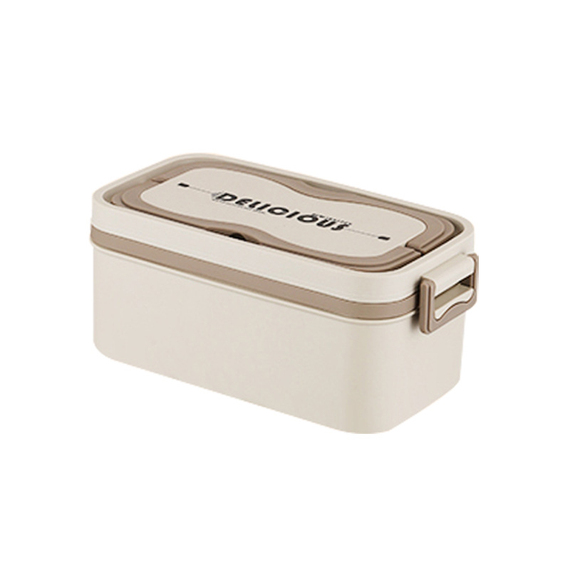 Wholesale double-sealed lunch boxes, microwave oven, student portable square lunch boxes, 304 stainless steel insulated lunch boxes Item Picture