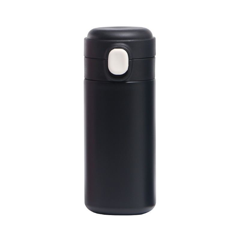 Thickened 304 Stainless Steel Pea Cup Outdoor Portable Pocket Cup Student Female Bouncing Cup Double-Layer Water Cup Thermos Cup Item Picture