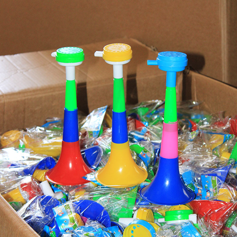 三节伸缩喇叭巨响节日助威道具儿童乐器玩具塑料喇叭2元小百货图