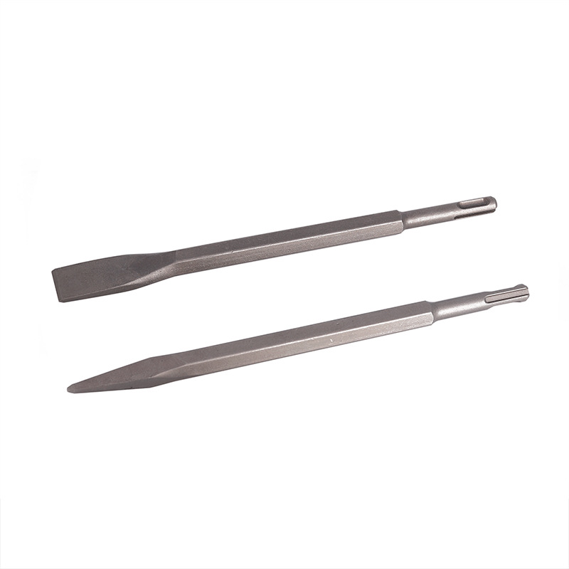 JUMLEE chisels, electric hammers, electric pickaxes, pointed flat chisels, concrete brick walls, stonemasons, round-handled chisels, stonemasons, rock-breaking chisels Application Scenario