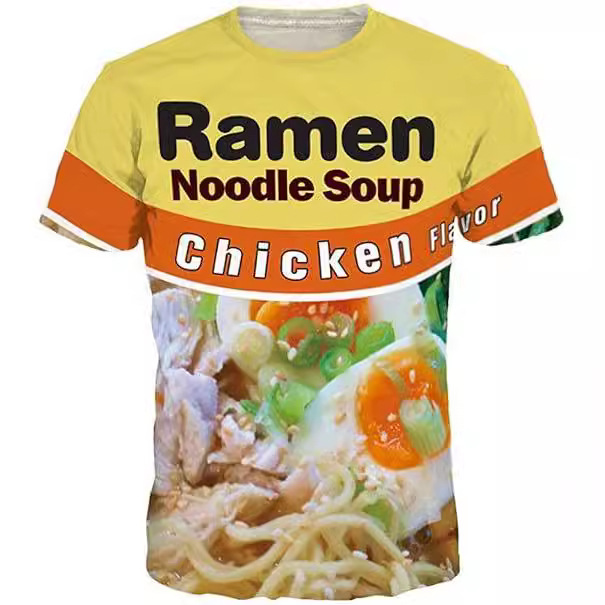 2024 Summer New Men's bestsellers 3d printed short-sleeved casual, fashionable and trendy round-neck T-shirt Item Picture