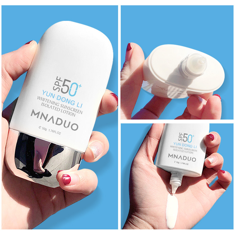 Menado Sunscreen Spf50 High Isolation Sunscreen Concealer 3-In-1 Women's Military Training Authentic Sunscreen Wholesale details Picture
