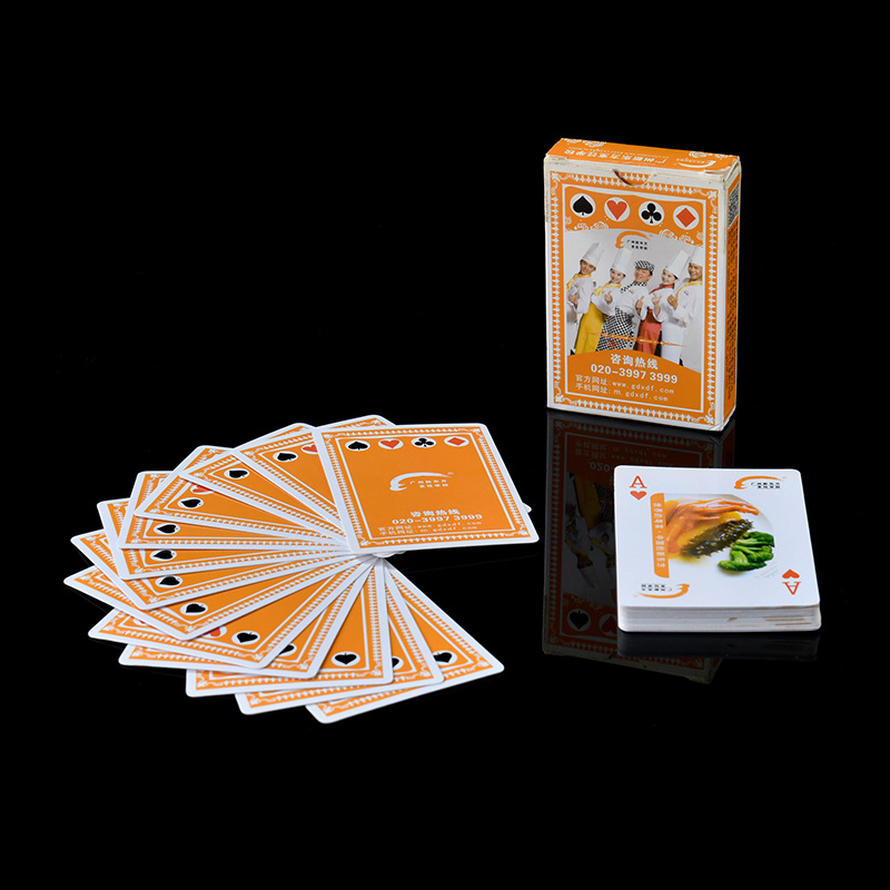 Ao Fish Leisure Entertainment Table Game Card Blue Core Paper Poker Manufacturers Full Box Wholesale Advertising Poker Application Scenario