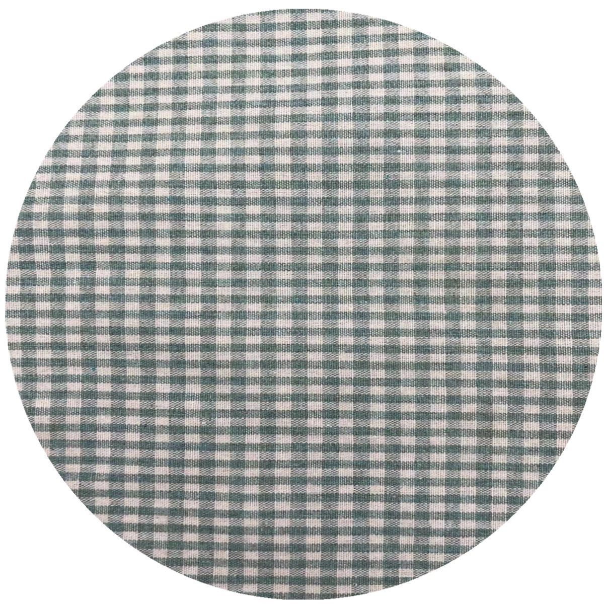 18支再生棉优质平纹混纺色织小格子面料 连衣裙衬衫布 厂家直供白底实物图