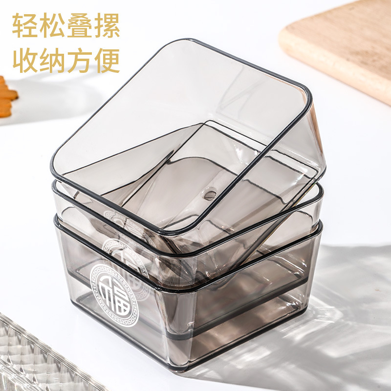 果盘/水果托盘/餐具/三层甜品架/塑料品细节图