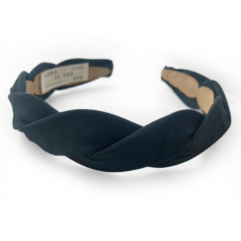 South Korea Pentacle Braid Braid Headband Advanced Sense Female Network Red Simple Hair Accessories Scallop Face Wash Headband Headwear Application Scenario