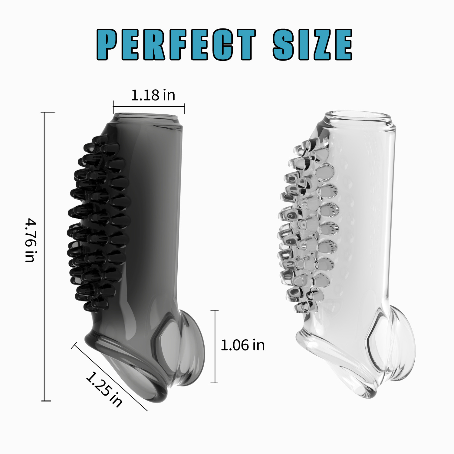The new product features large particle protrusions that stimulate the G-point ring, thickening and locking the precision to increase the delay outside the ring details Picture