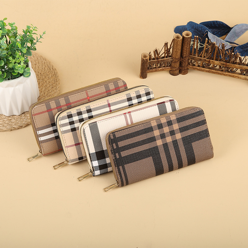 创意女士单拉钱包长款女生2023新款时尚拉链大容量钱夹钱包女士