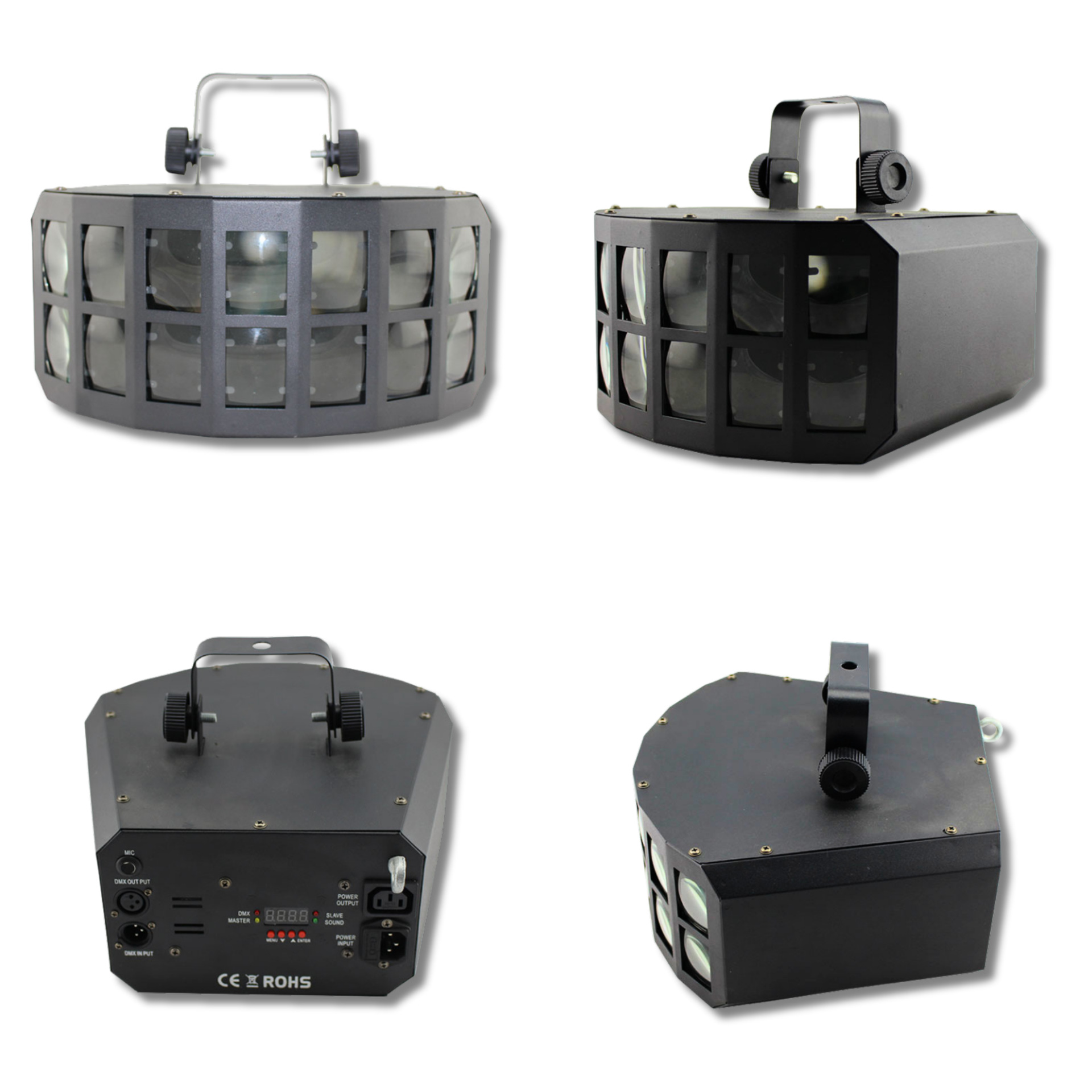 New 10W Double-Layer Led Butterfly Light Bar Ktv Flashing Colorful Rotating Atmosphere Light Beam Stage Light Application Scenario
