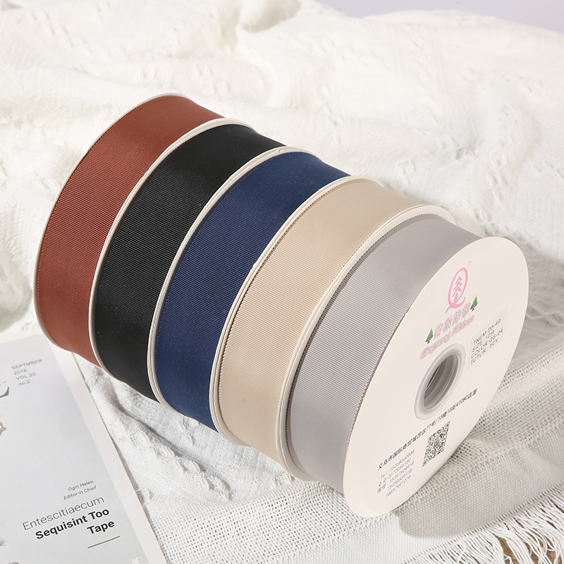 3.8cm manufacturers for rayon ribbed hat with hair accessories DIY materials ribbon gift packaging clothing accessories Application Scenario