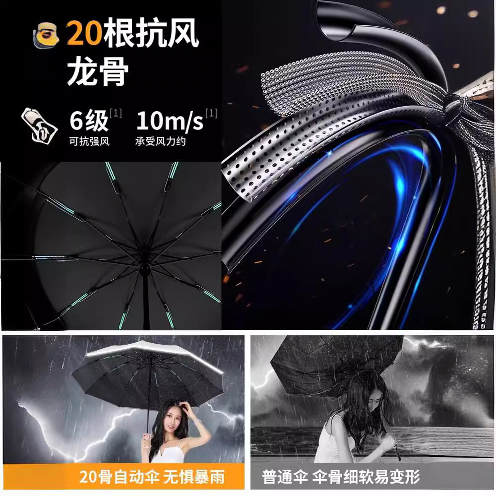 Fully automatic reverse umbrella, large men's umbrella, folding umbrella, women's high-end sun protection and shade umbrella, wholesale sun umbrella Application Scenario
