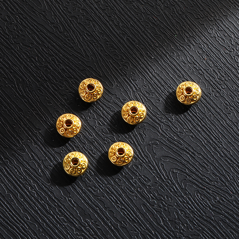 Wholesale of new retro and simple leather rope beads, flat beads, spacer beads, diy jewelry and loose beads from the manufacturer in 2023 Application Scenario