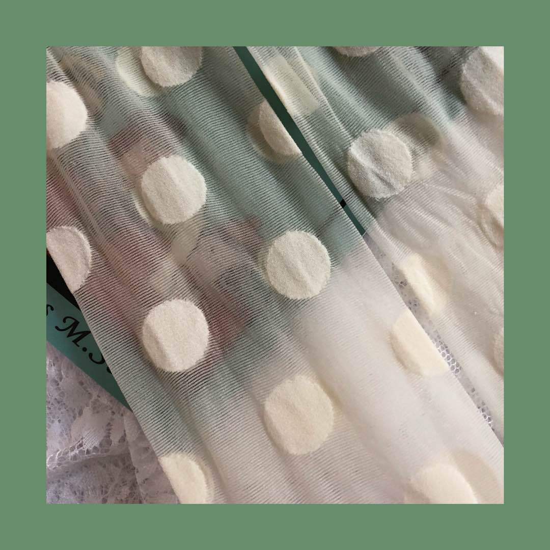 女薄款黑色圆点丝袜性感辣妹提花连裤袜网红ins潮大波点黑丝袜详情14