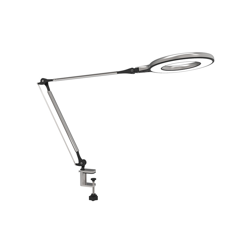 LED learning eye-protecting desk lamp, dual-purpose charging and plugging smart desk lamp, creative student reading gift desk lamp manufacturer supply Item Picture