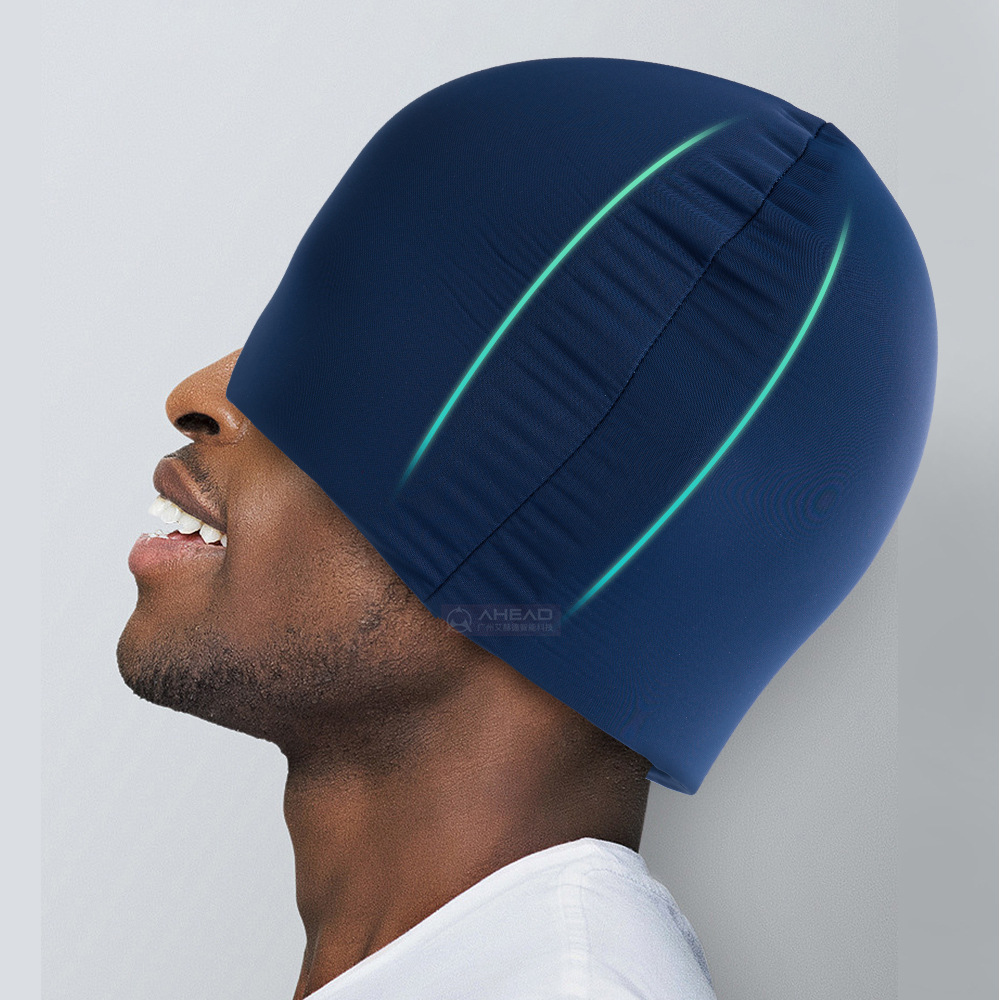 冷热敷凝胶10mm偏头疼缓和帽 migraine ice head wrap冷敷头套产品图