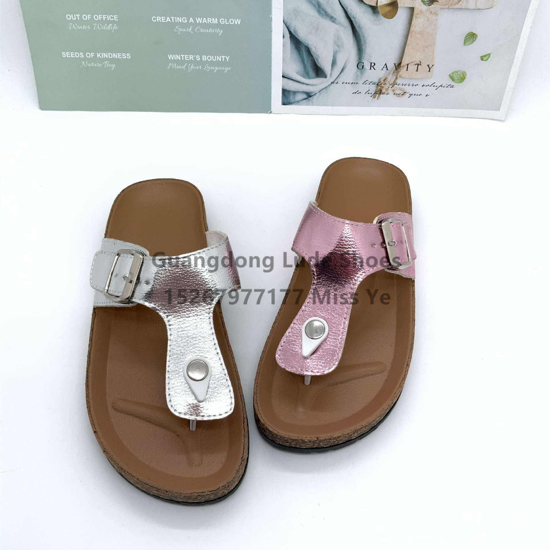 Summer New Women's Platform Slippers T Type Slippers Outside To Wear Craft Shoes Guangzhou Women's Shoes Casual Slippers details Picture