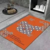 Soft diatom mud water-absorbing anti-slip foot MATS for the bathroom, cute cartoon light luxury entrance, anti-slip floor MATS for the kitchen details Picture