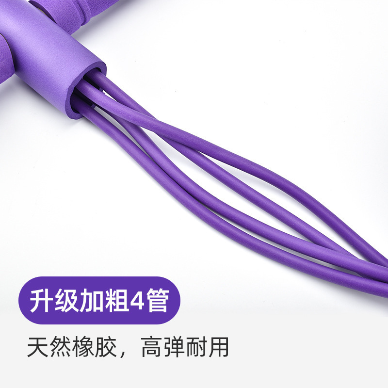 Treadle Puller Four-Tube Sit-Up Auxiliary Stretch Rope Men's And Women's Treadle Fitness Equipment Multifunctional Home Application Scenario