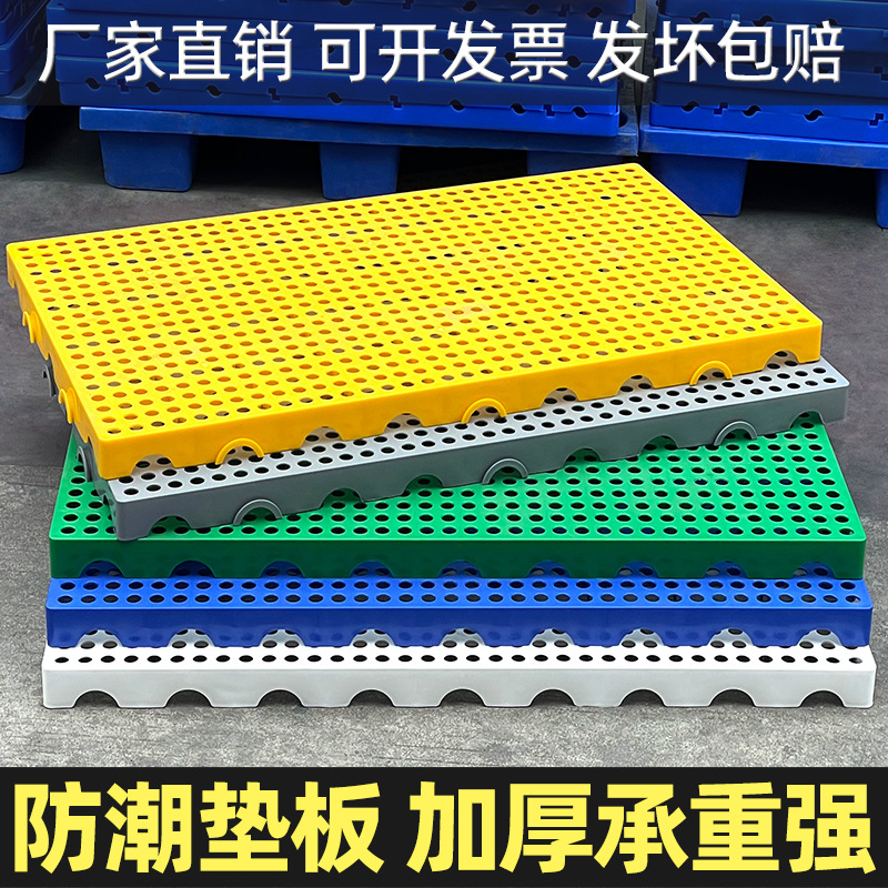 防潮板网格塑料垫板叉车托盘冻库货垫仓库货物防潮垫仓板物流垫板