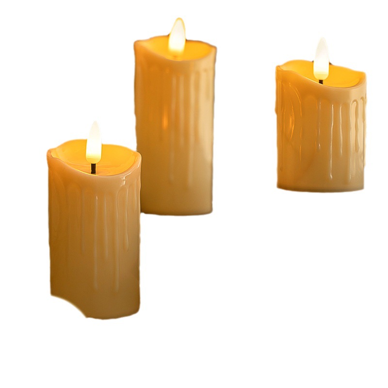 Electronic Candle Led Simulation Candle Restaurant Club Wedding Celebration Birthday Romantic Proposal Christmas Light Decoration (Price Negotiable) Item Picture
