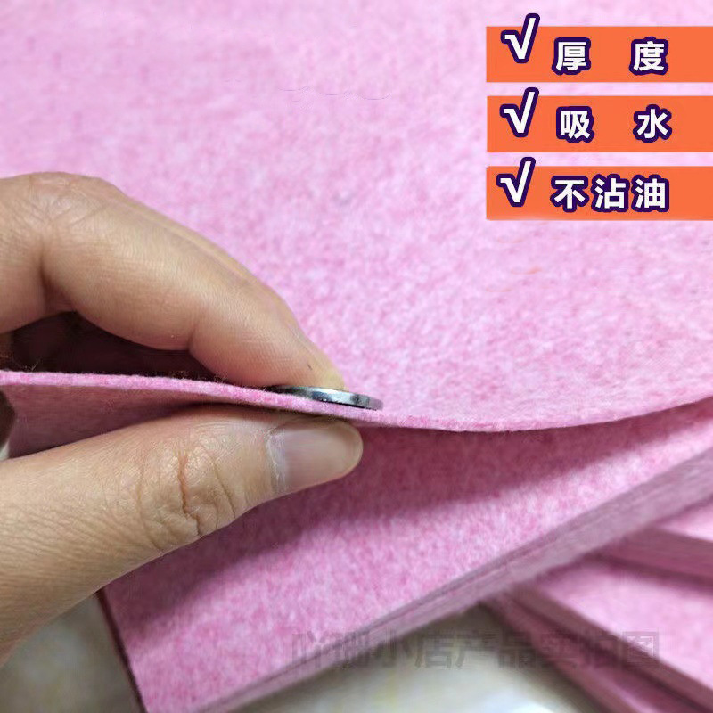 Coconut shell cloth, oil-free, absorbent, thickened cleaning cloth, for wiping tables and dishes, household kitchen scouring pad, dishwashing cloth details Picture