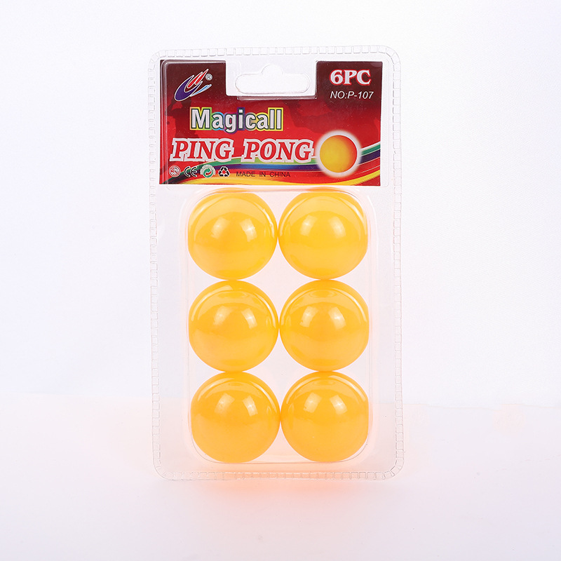 Table Tennis Wholesale 3 Pack 6 Pack Suction Card Foreign Trade Hot Manufacturers Direct Children's Entertainment 40Mmpp Item Picture