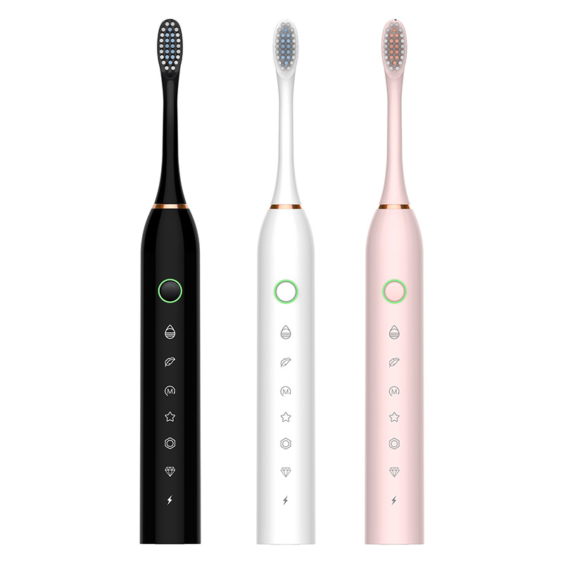 Electric toothbrush vibrating home USB charging waterproof soft bristle toothbrush adult couples gift Item Picture