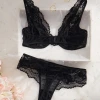 Sexy Lingerie European and American export sex underwear Factory Lace three-point sex underwear Set for women, Middle East, Arab, South America, Latin America Cross-border export details Picture
