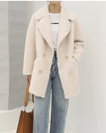 Price Difference Sheep Cashmere Coat Lady Application Scenario