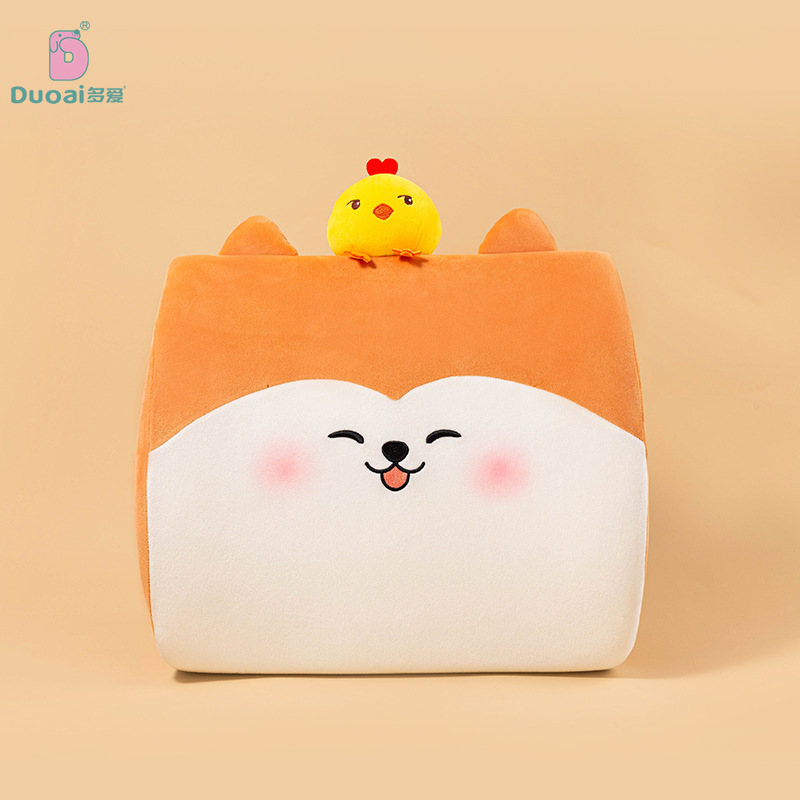 Cartoon cushions, office chair lumbar cushions, lumbar pillows, car backrest cushions, home cervical backrests, one-piece consignment, teddy Application Scenario
