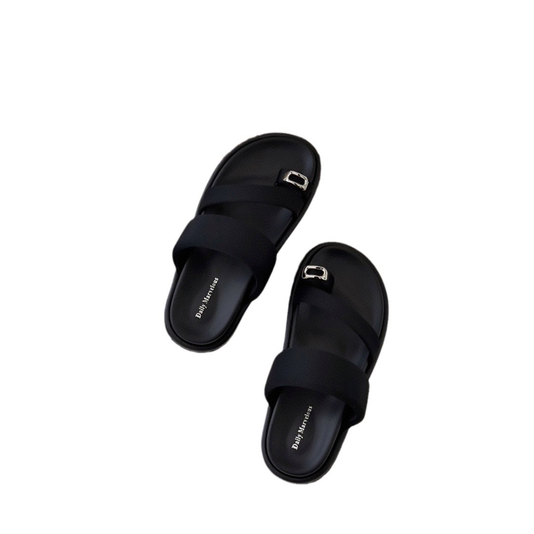 crocs/洞洞鞋/拖鞋女夏季韩版/拖鞋无毒Eva/沙滩鞋白底实物图
