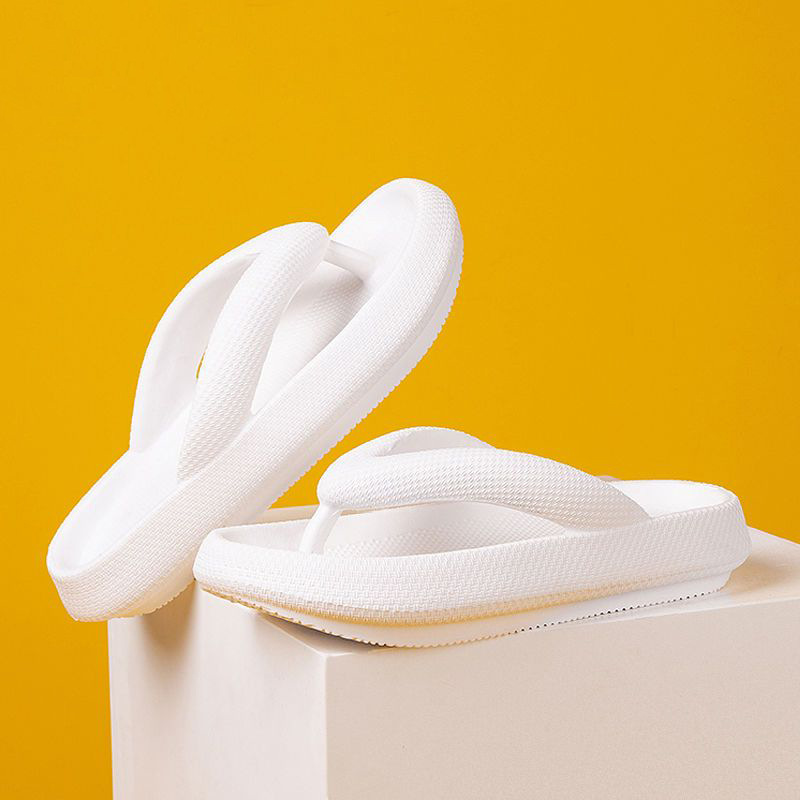 Flip-Flops Female Summer Wear Fashion Letters Stepping On Shit Sense Of Anti-Slip Wear-Resistant Thick Bottom Clip Foot Beach Slippers Wholesale details Picture