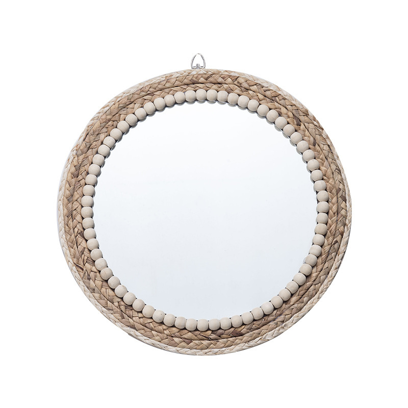 日式风手工草白底实物图