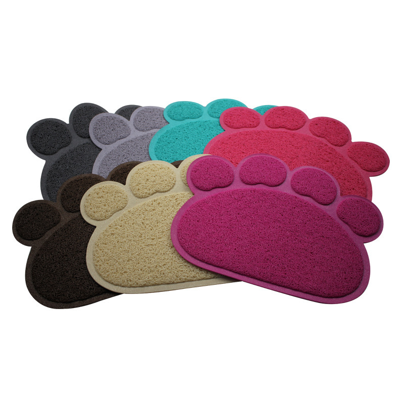 Pet supplies: cat litter pads, anti-litter slippage pads, pvc cartoon pet pads, paw print carpets Specification image