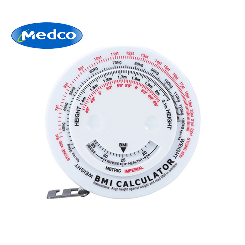 Cross-border exclusive BMI health management ruler, tape measure, height gauge, measurements, measurements, tape measure, large round height gauge