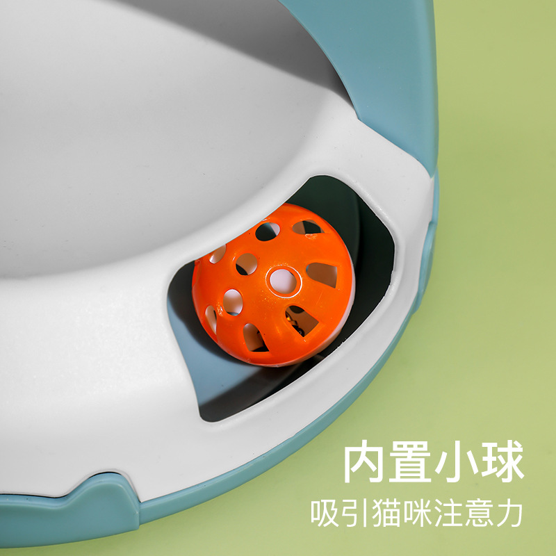 Cat Toy Bite Resistant Toy Cat-Teasing Stick High And Fun Cat Turntable Ball Pet Supplies Cat-Teasing Stick Turntable Toy Specification drawing