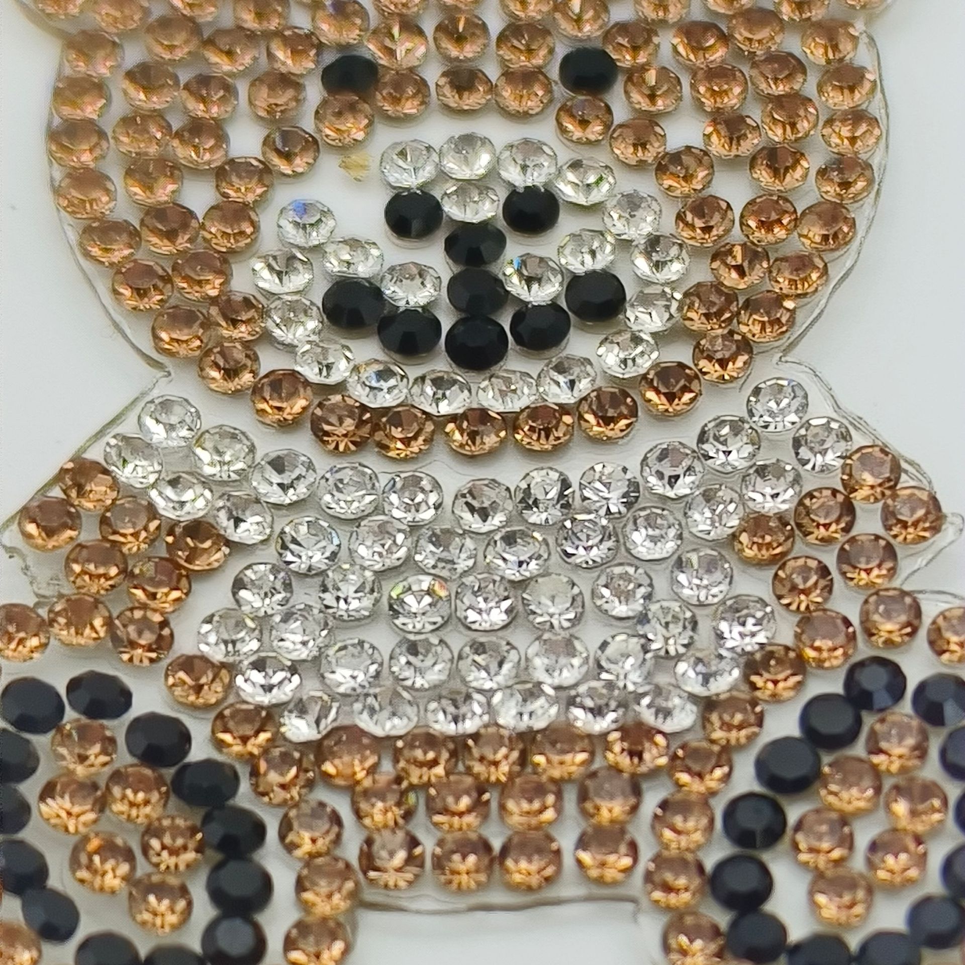 Gallo Bear Hot Drill Hot Picture Back Glue Pattern Cloth Paste Shoes, Hats, Bags, Clothing Decorative Accessories Hot Melt Glue Mesh Patch details Picture