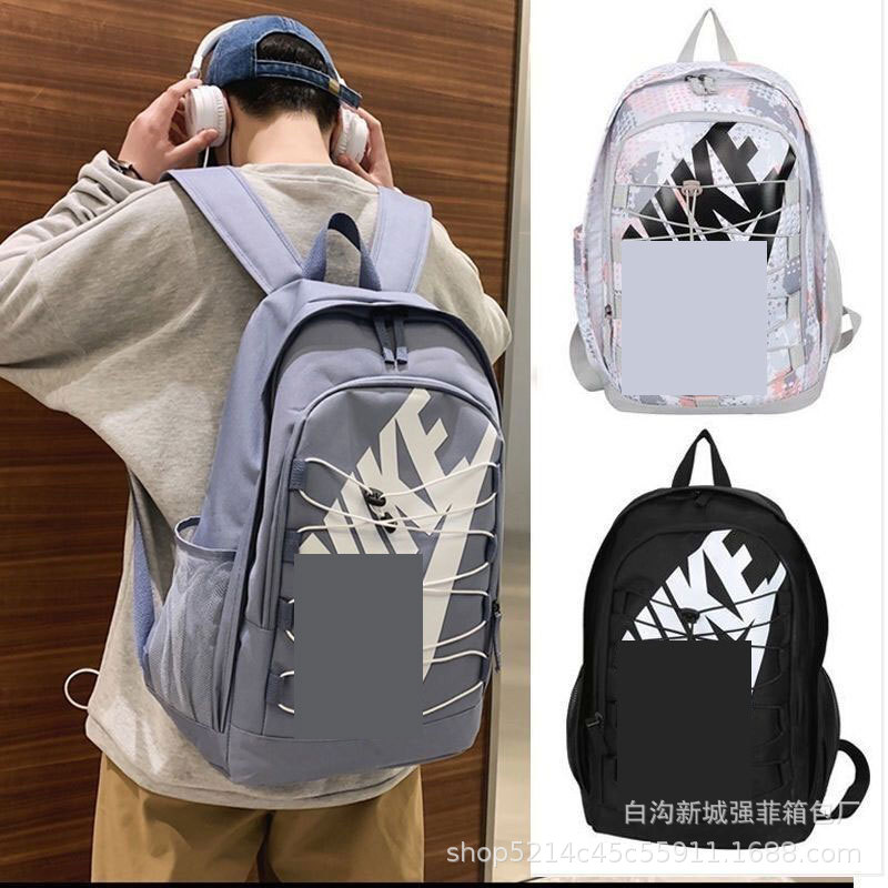 Maré carta mochila mochila estudiante de gran capacidad mochila para hombres y mujeres deporte viaje bolsa de computadora fuera de casa estudiante de secundaria Specification image