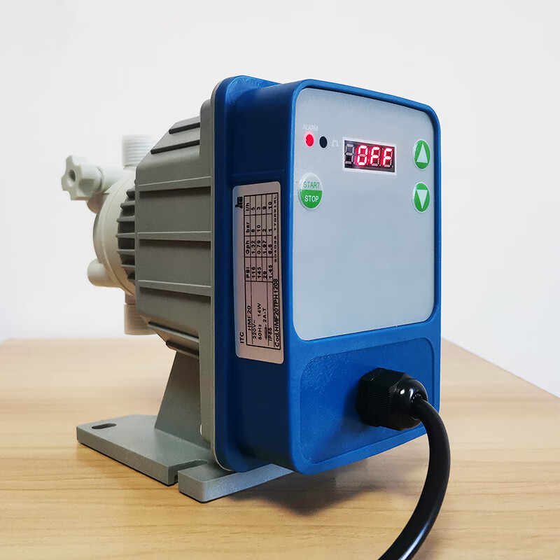 ITC electromagnetic diaphragm metering pump, fully automatic scale inhibitor dosing pump, acid-resistant dosing device for sewage discharge Specification image
