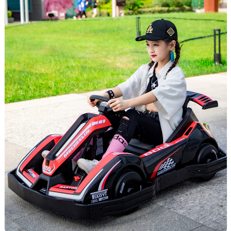 儿童电动车卡丁车带遥控四轮汽车可坐大人漂移小孩宝宝碰碰车玩具详情图4