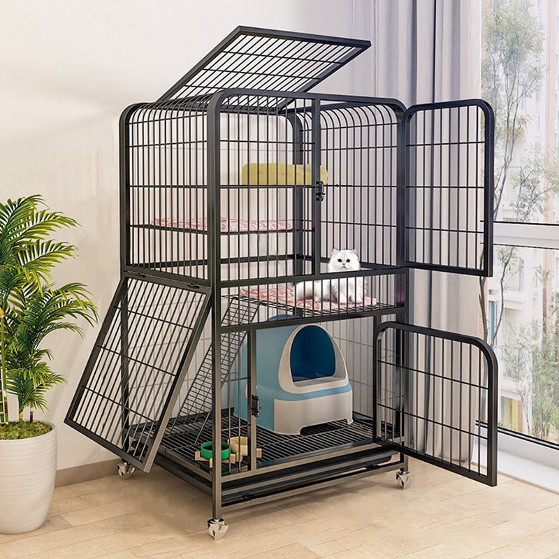Cat cages for household indoor use increase free space. Cat villas, cat houses, cat sheds, direct supply from cat cage manufacturers Application Scenario