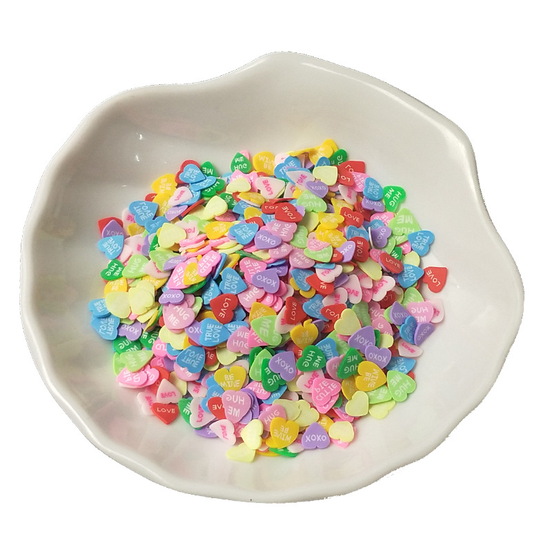 1 pound package of realistic summer fruit nail polish sequins, cartoon soft clay watermelon straw hat orange nail accessory patches Item Picture