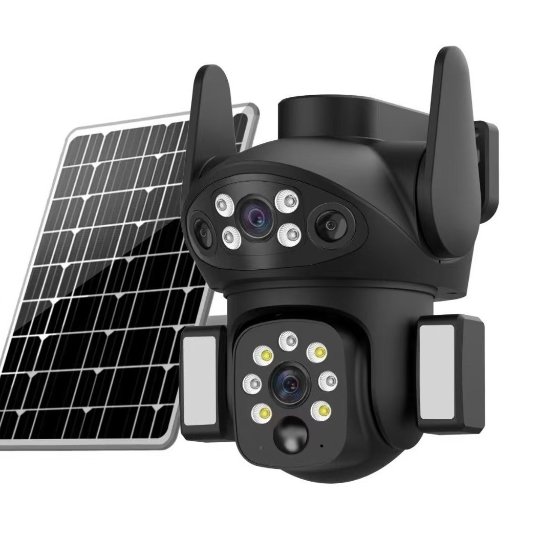 4G Solar-powered monitoring gun ball camera camera X7 high-definition solar-powered low-power camera V380PRO Specification image