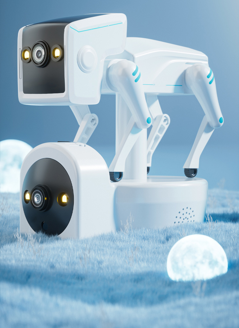 Wireless wifi dual-eye robot dog camera, 2-megapixel motion detection night vision surveillance camera pic 29