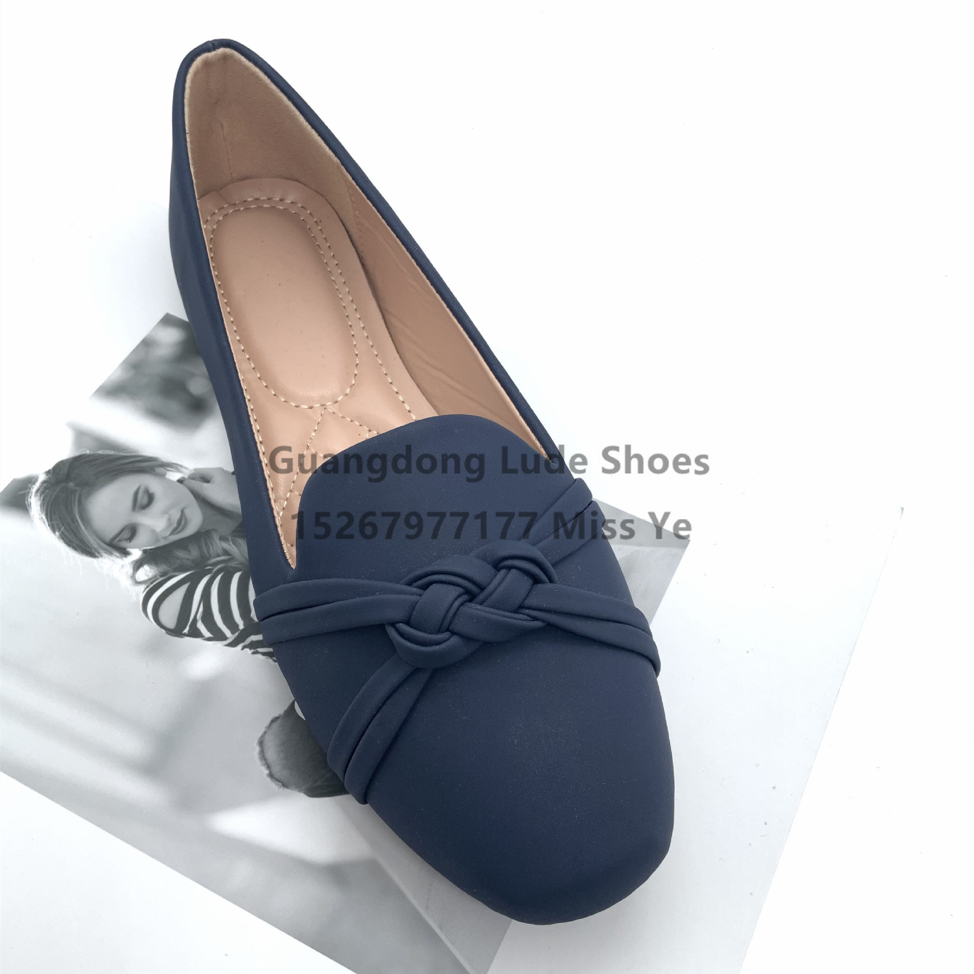 Women's Casual Single Shoes Casual Simple Fashion Comfortable Flat Single Shoes Guangzhou Women's Shoes Craft Shoes Work Single Shoes Women details Picture