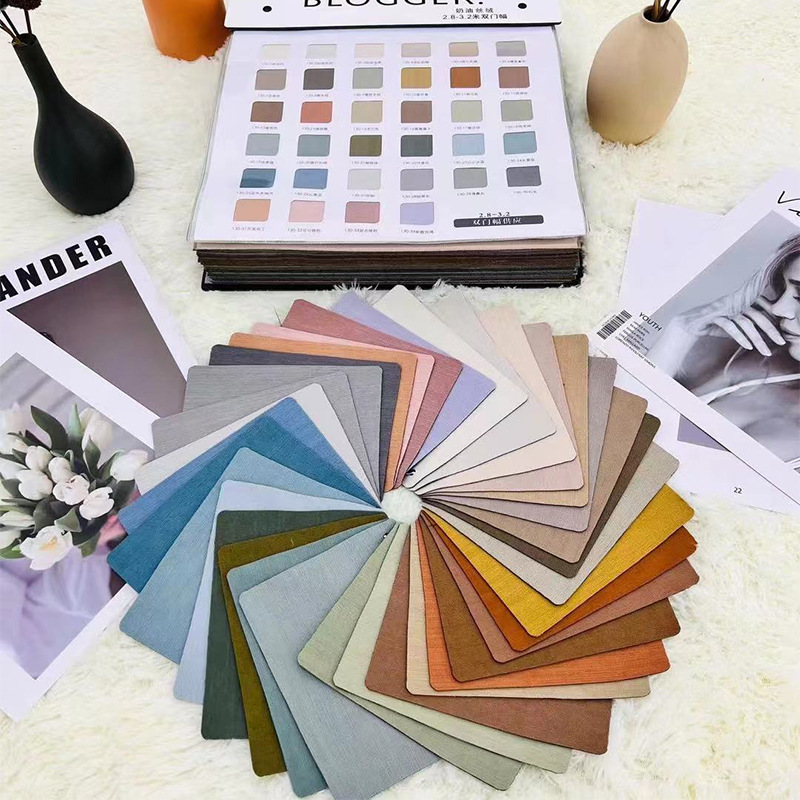 Curtain Small Sample Finished Version Color Card Curtain Multi-Sample Message Screenshot Required Sample To Customer Service Oh Application Scenario