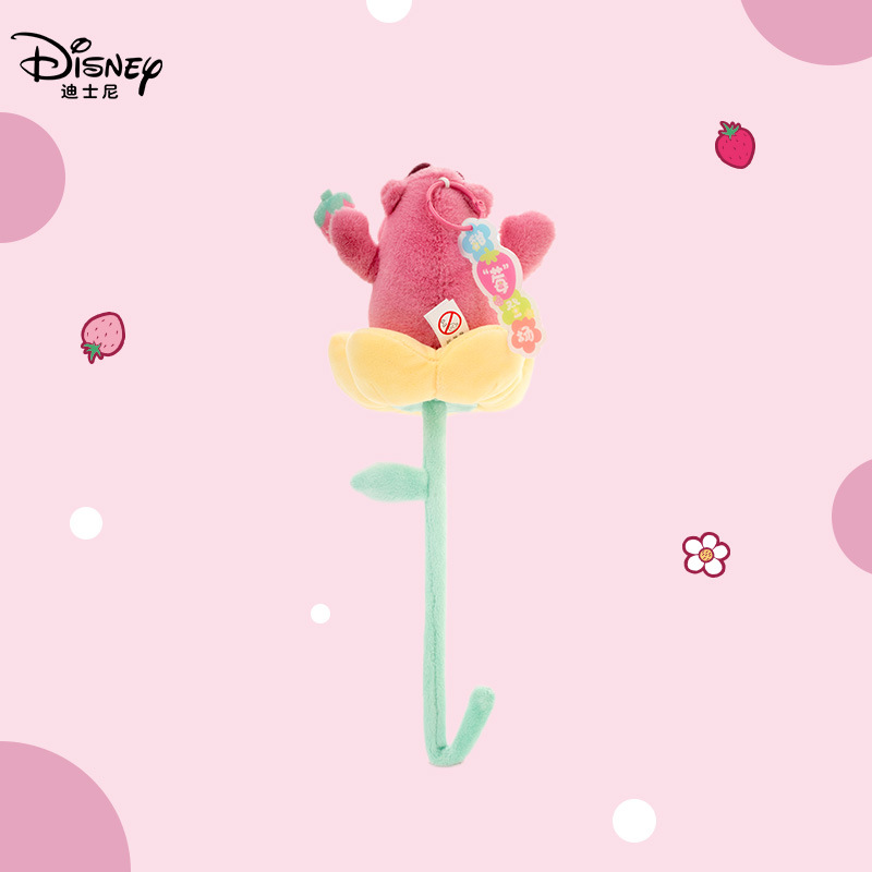 Disney's official strawberry bear plush toy scented bouquet pendant is a creative Christmas gift for your girlfriend Specification image