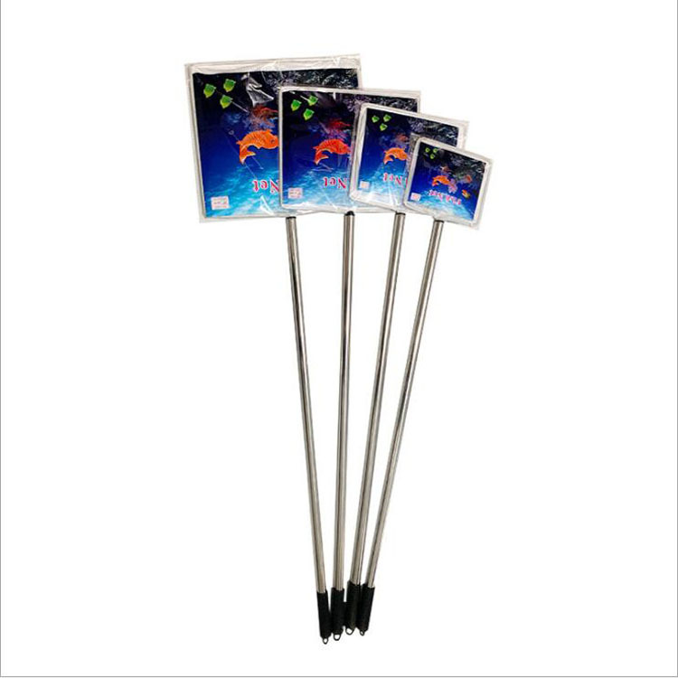 Baojie stainless steel fishing tank fish tank aquarium equipment goldfish ornamental fish cutting rod fishing net Item Picture