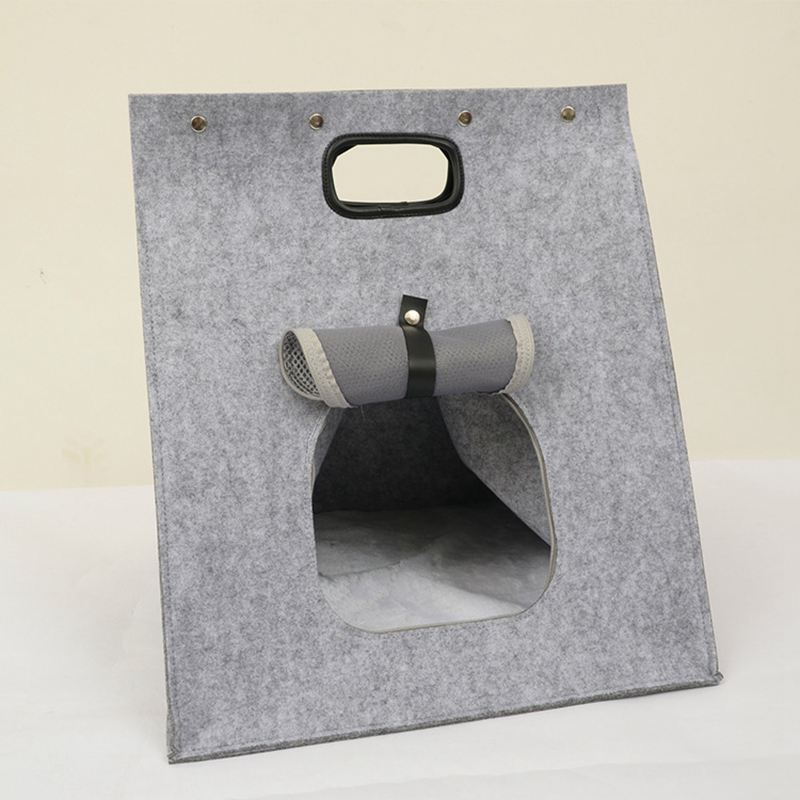 New multi-functional felted cat nest can be unpacked, washed and folded creative portable felted cat nest Application Scenario
